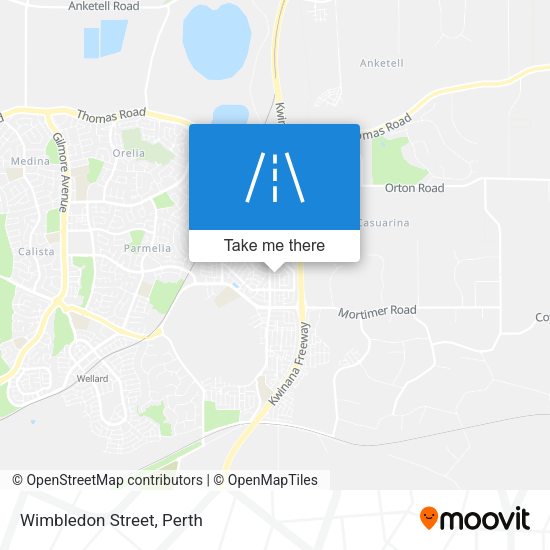Wimbledon Street map