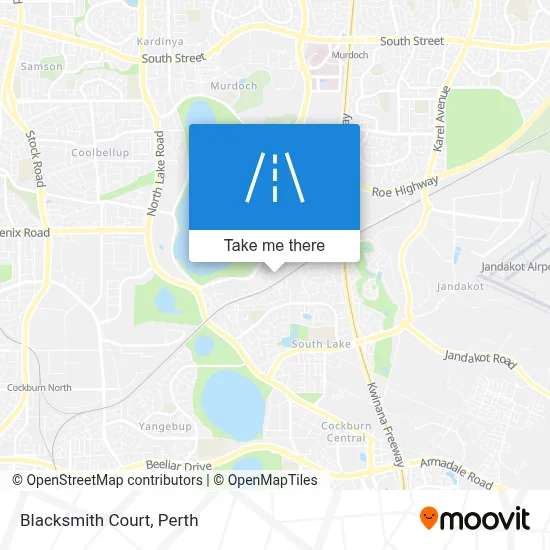 Mapa Blacksmith Court