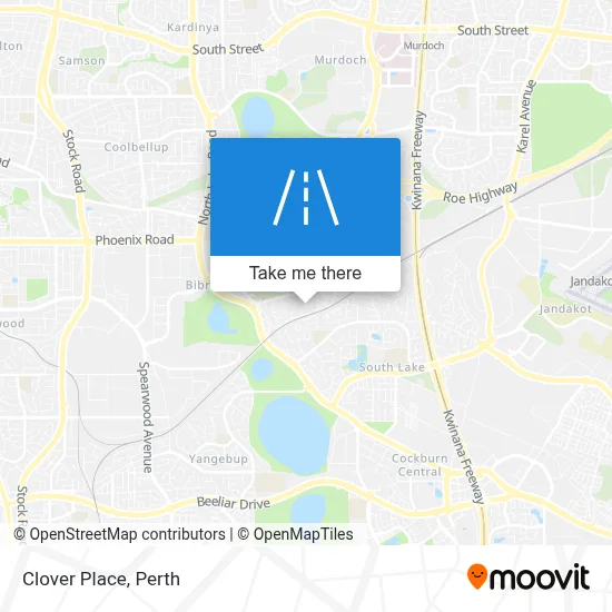 Mapa Clover Place