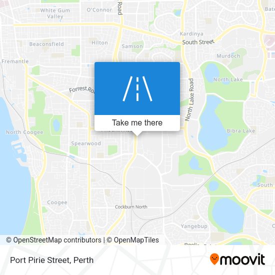 Port Pirie Street map