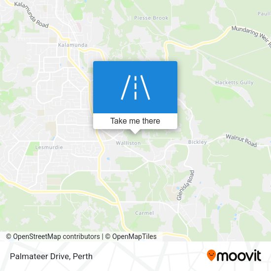 Palmateer Drive map