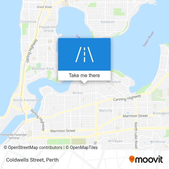 Coldwells Street map