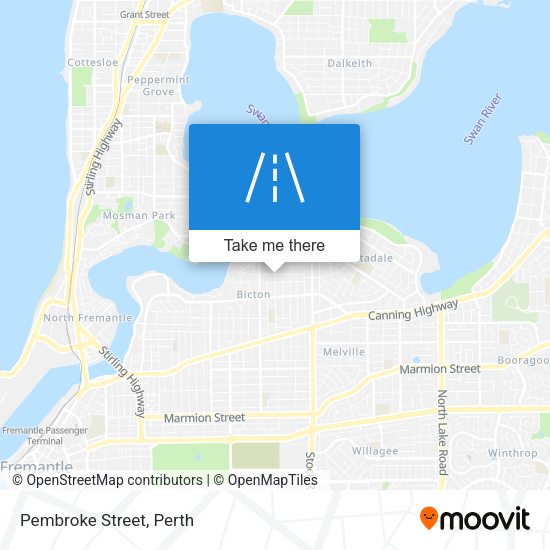 Pembroke Street map