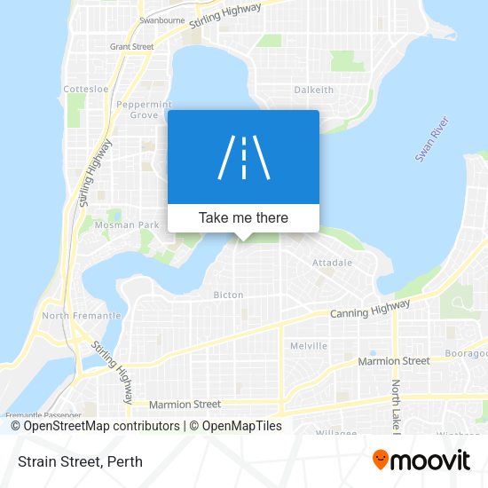 Strain Street map