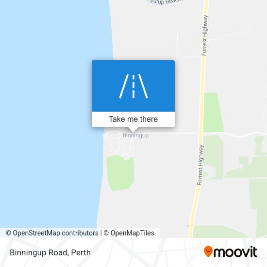 Binningup Road map