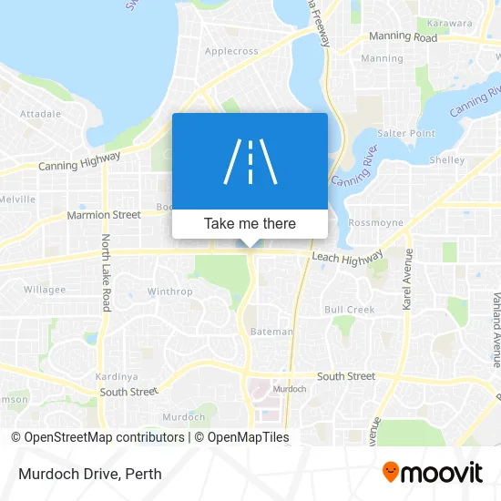 Mapa Murdoch Drive