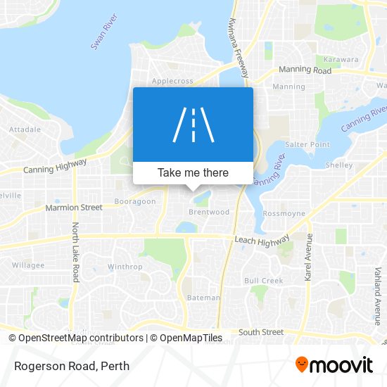 Rogerson Road map