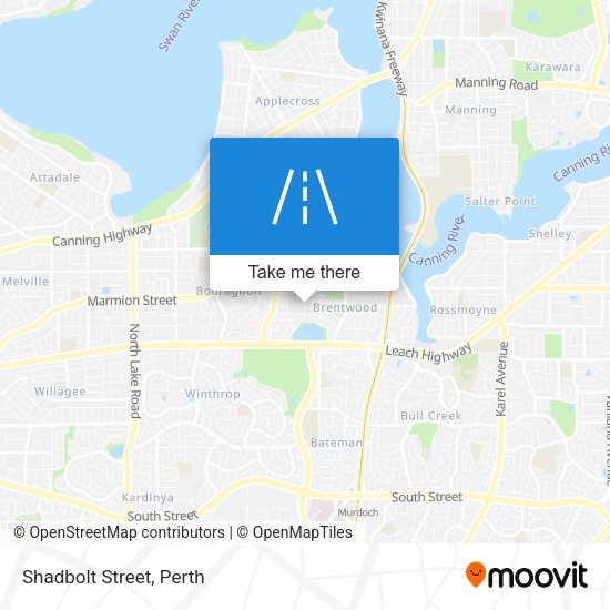 Shadbolt Street map