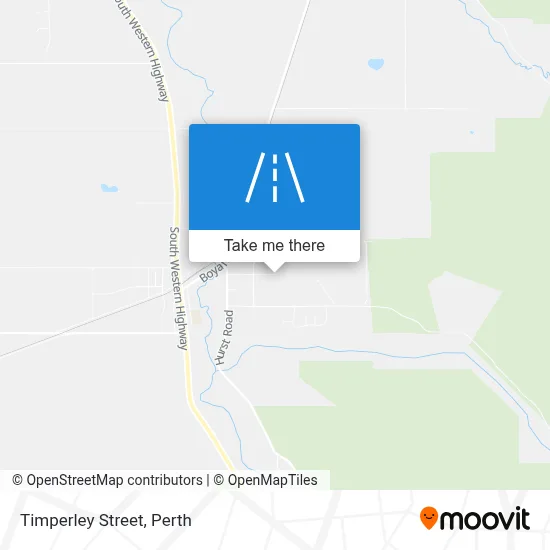 Mapa Timperley Street