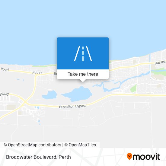 Broadwater Boulevard map