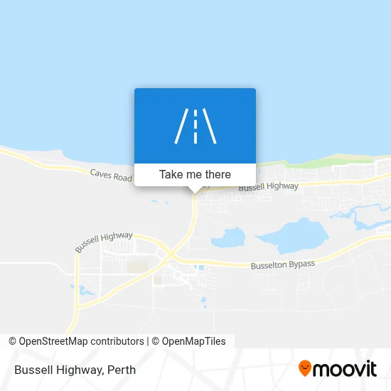 Mapa Bussell Highway