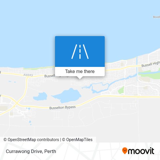 Currawong Drive map