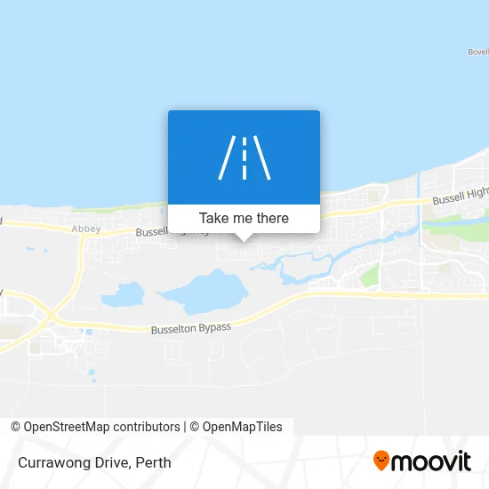 Mapa Currawong Drive