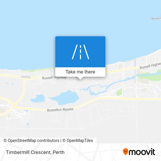 Mapa Timbermill Crescent