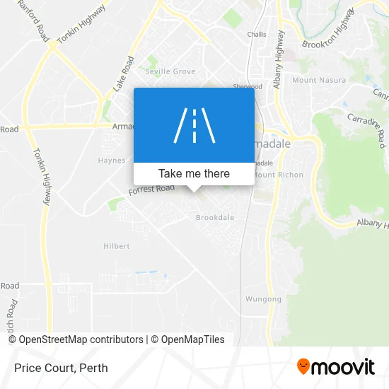Mapa Price Court