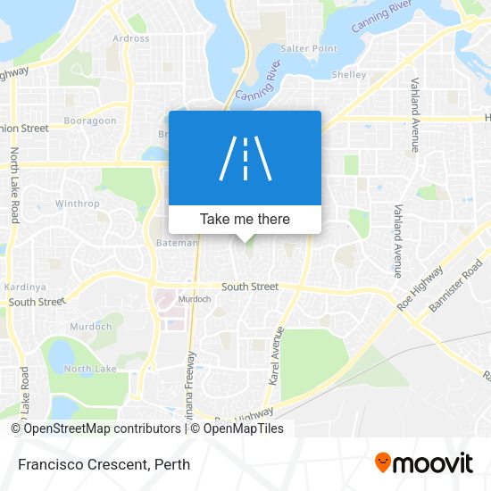 Francisco Crescent map