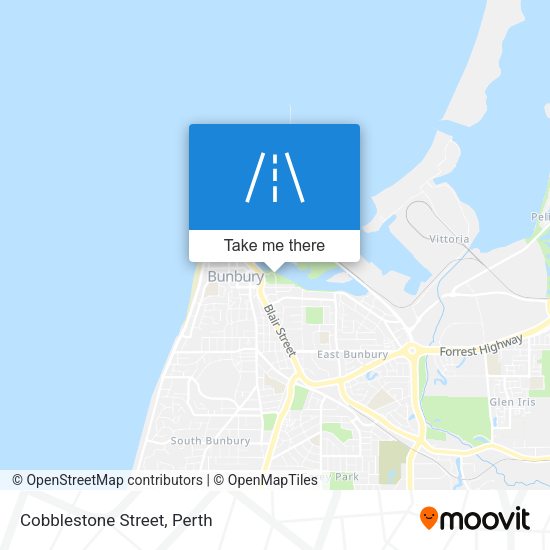 Cobblestone Street map