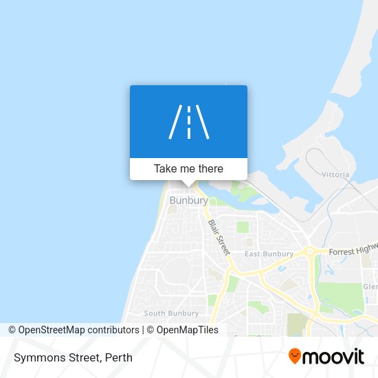 Symmons Street map