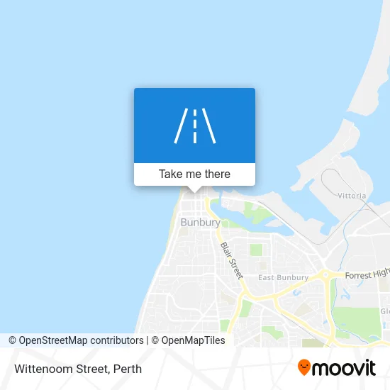 Mapa Wittenoom Street