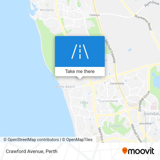 Crawford Avenue map