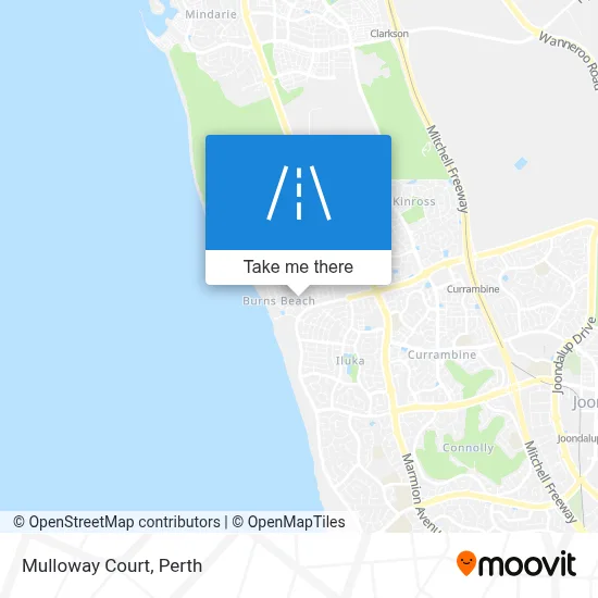 Mapa Mulloway Court