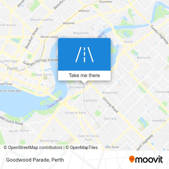 Goodwood Parade map