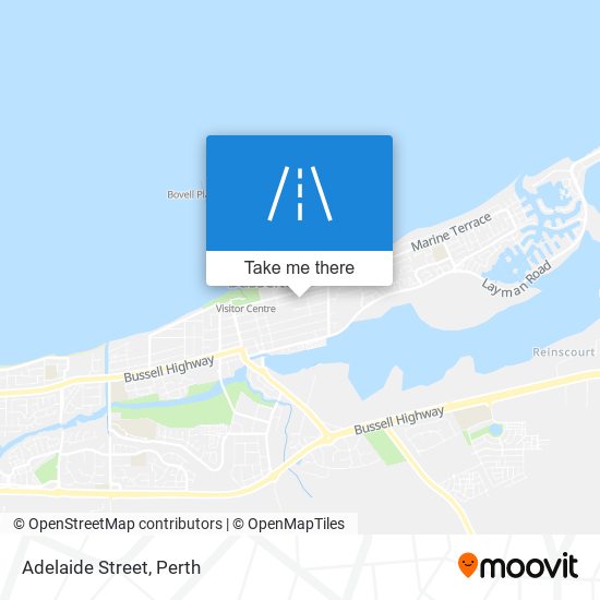 Adelaide Street map