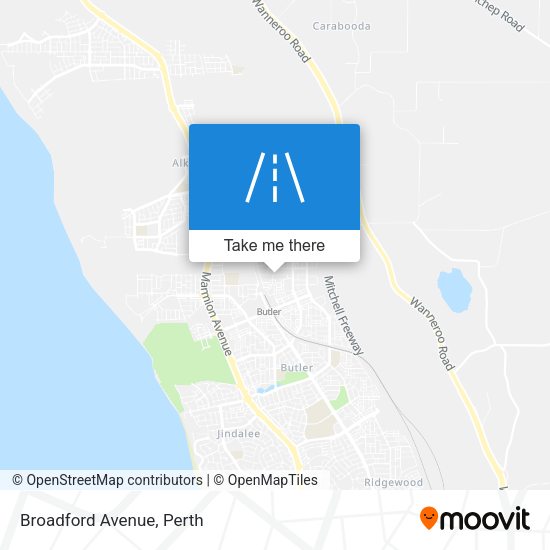 Broadford Avenue map