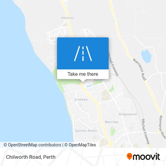 Chilworth Road map
