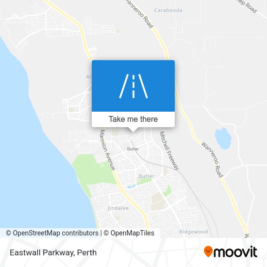Eastwall Parkway map