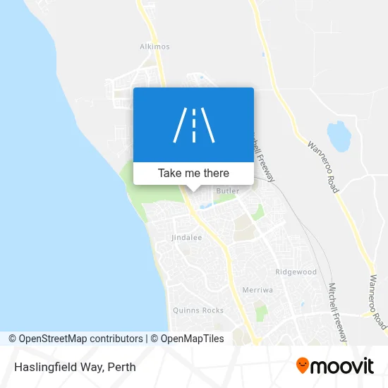 Mapa Haslingfield Way