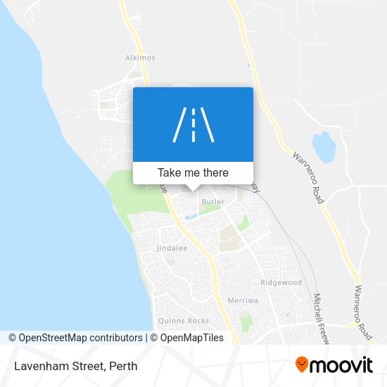 Lavenham Street map