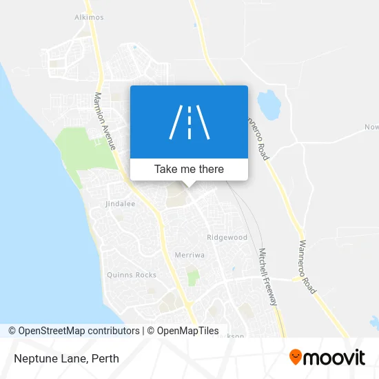 Mapa Neptune Lane