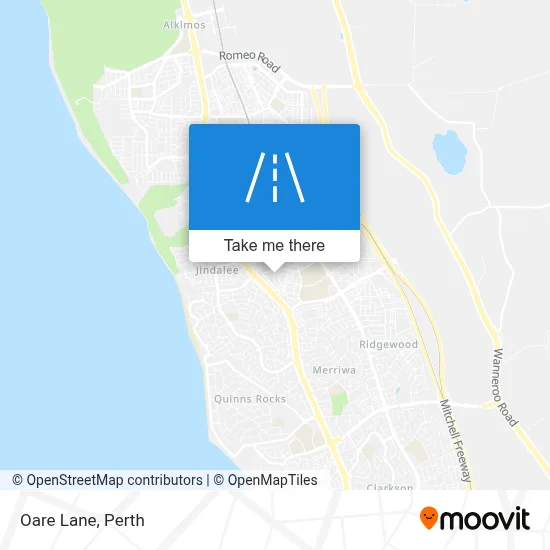 Mapa Oare Lane