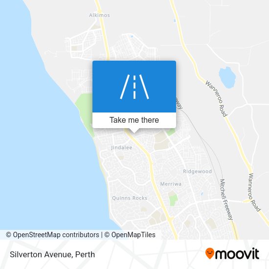 Silverton Avenue map