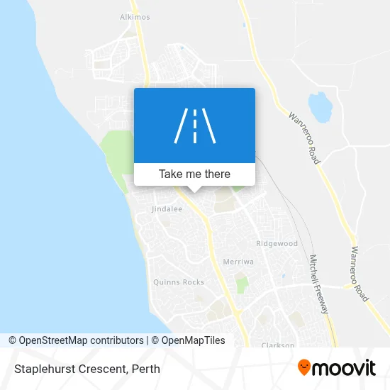 Mapa Staplehurst Crescent