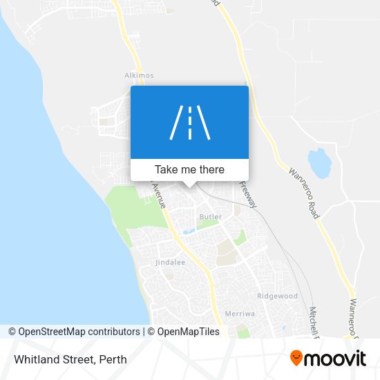 Whitland Street map