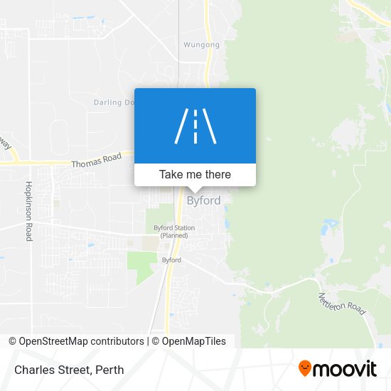 Charles Street map