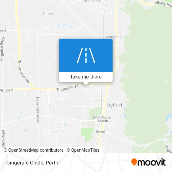 Mapa Gingerale Circle