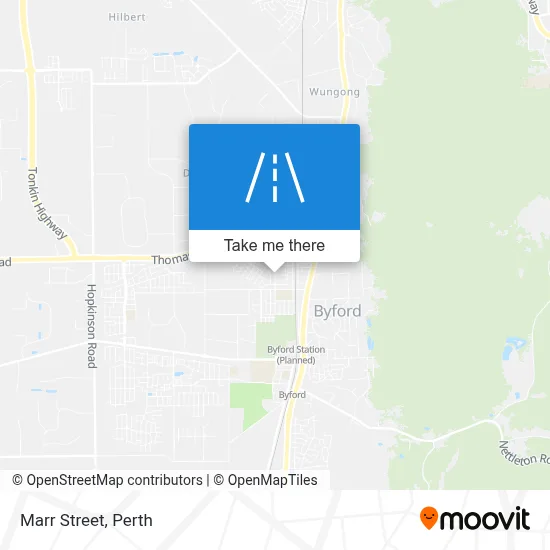 Mapa Marr Street