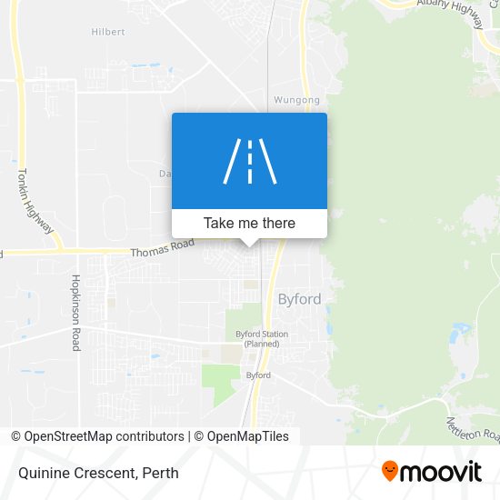 Quinine Crescent map