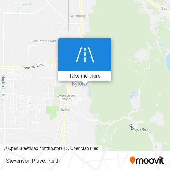 Mapa Stevenson Place