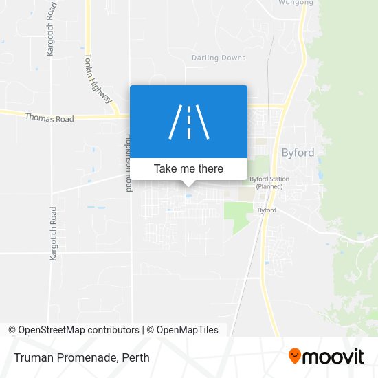 Truman Promenade map