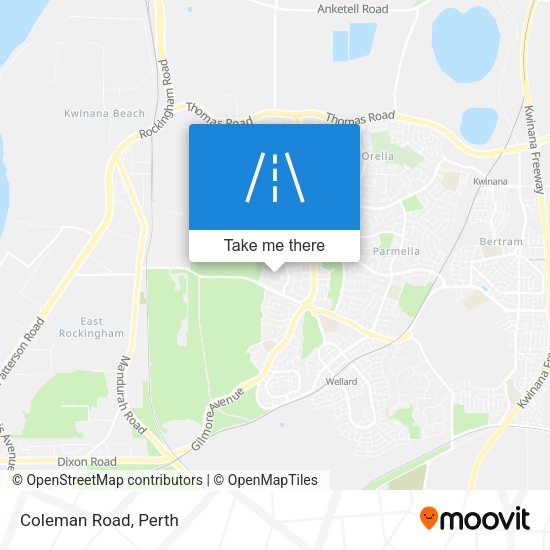 Coleman Road map