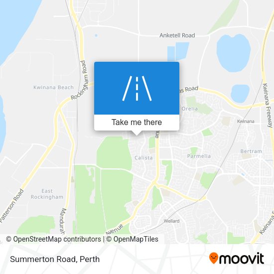 Summerton Road map