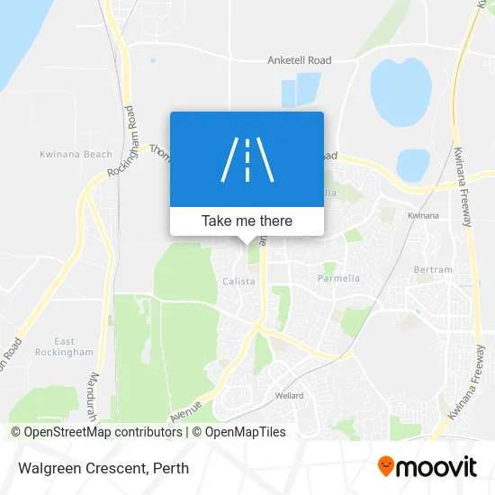 Mapa Walgreen Crescent