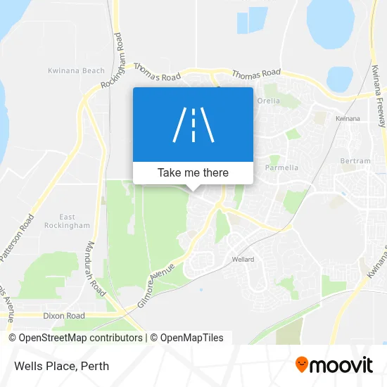 Mapa Wells Place