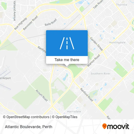 Mapa Atlantic Boulevarde