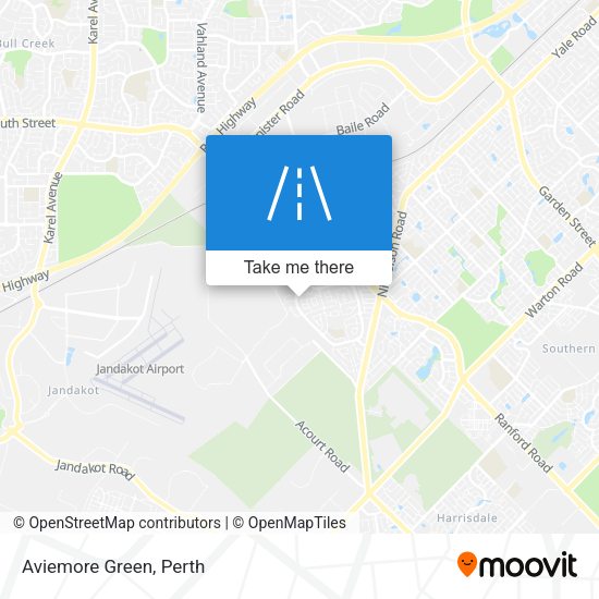 Aviemore Green map