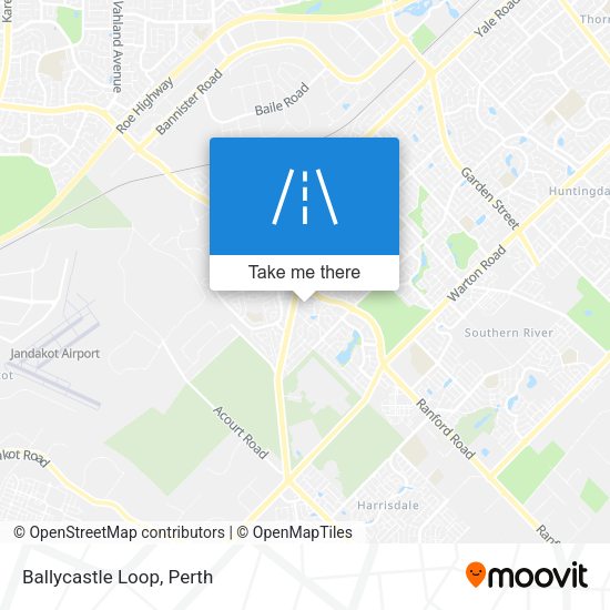 Ballycastle Loop map